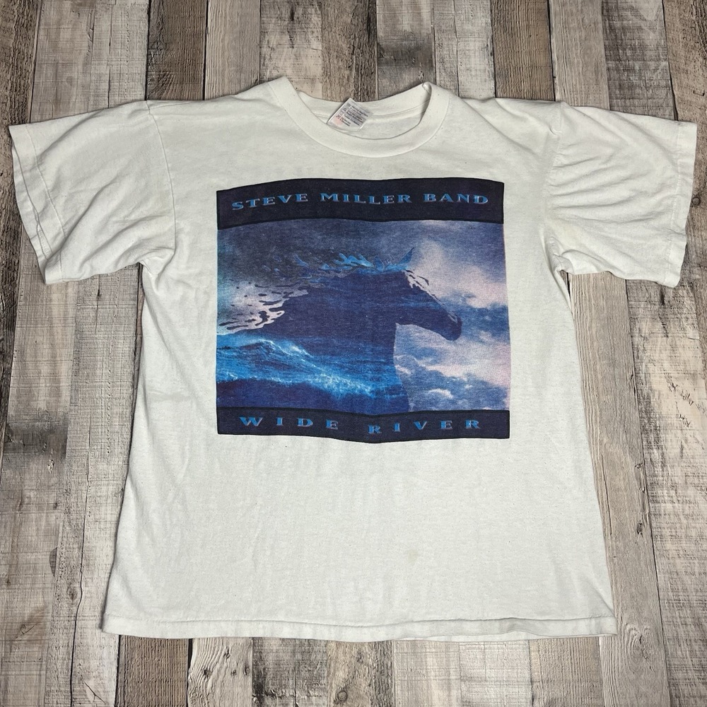 Steve Miller Shirt Adult Large White Vintage 90s 1994 Rock Band Tee